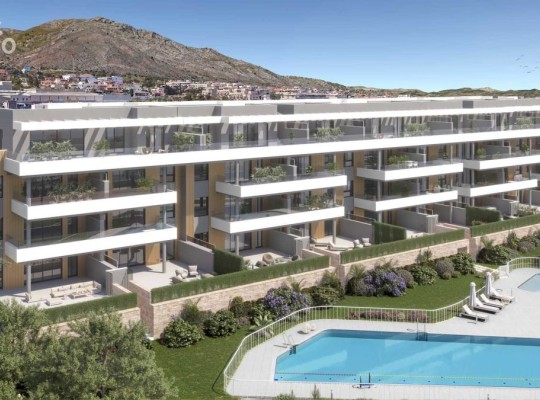 Apartmány s velkou terasou 700m od pláže Carihuela