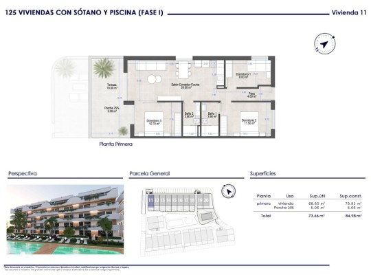 San Javier (Santiago De La Ribera), Apartment #RD-N9207