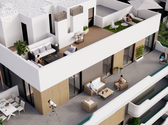 Apartment in Santa Pola with 2 or 3 bedrooms