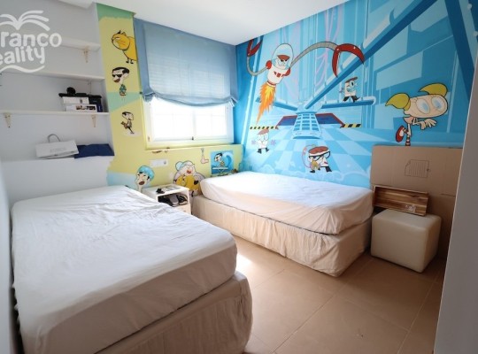 Střešní penthouse s výhledem na moře, jen 100m od pláže, Mil Palmeras