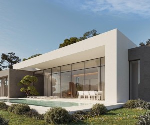Novostavba vily na prodej v Calpe – moderní design pouhých 900 metrů od pláže