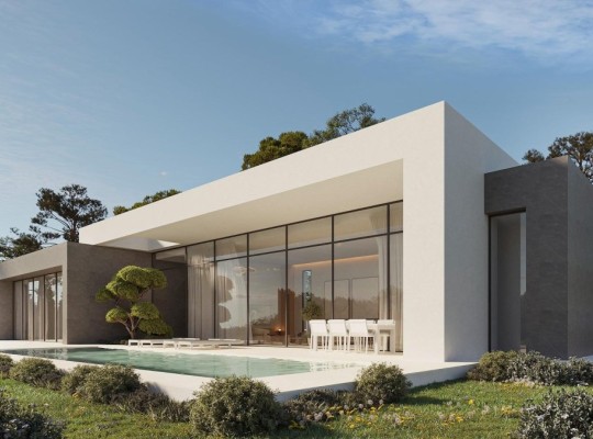 Novostavba vily na prodej v Calpe – moderní design pouhých 900 metrů od pláže