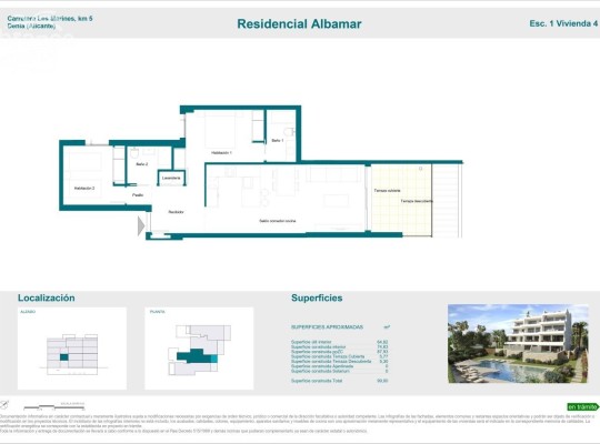 Luxusní apartmán  na prodej první linie Denia