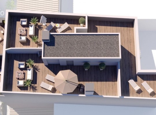 LUXURY BAPARTMENTS ABOUT 200 METRES FROM THE CURA BEACH, TORREVIEJA.