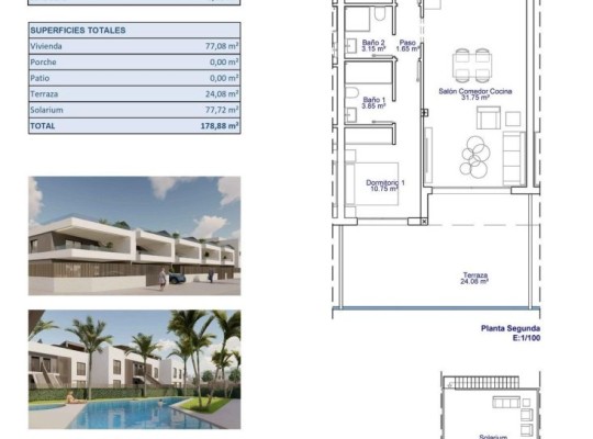 Penthouse Pilar de La Horadada (pueblo) #RD-N9608