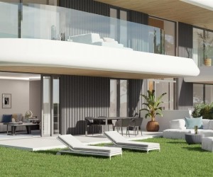 Luxusní přízemní apartmán s rozlehlou terasou blízko Estepony