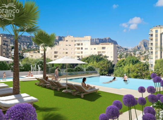 New complex of 2 or 3 bedroom apartments in Calpe