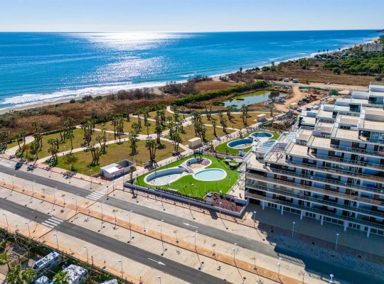 Apartmány v 1.linii na pláži v Oropesa del Mar, Costa Valencia