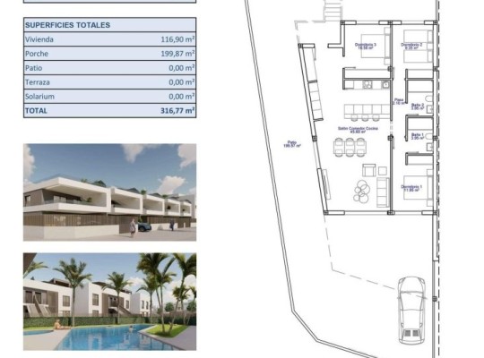 Bungalow Pilar de La Horadada (pueblo) #RD-N9611