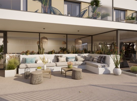 Nové luxusní apartmány v 1. linii u pláže, Corralejo, Fuerteventura
