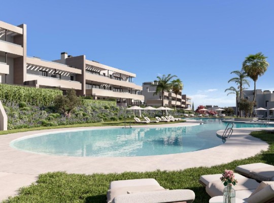 Apartmány 3KK , 4KK a 5KK v krásném prostředí Casares, Estepona
