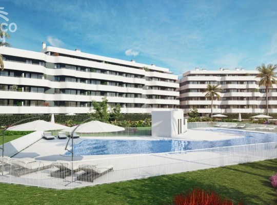 Apartmány na pláži Torremolinos, 2.linie s výhledem