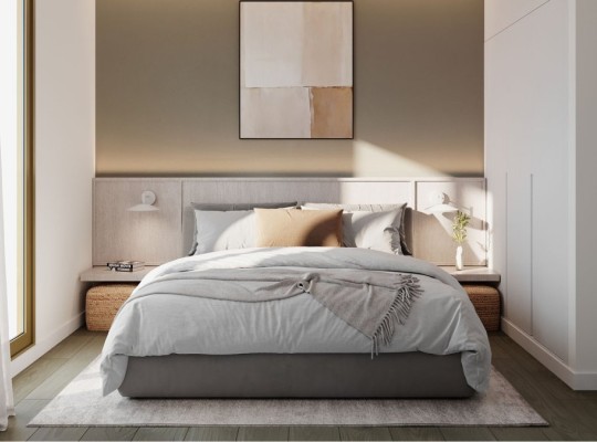 Moderní bydlení s výhledem na moře, 500m od pláže, Mijas Costa, Marbella