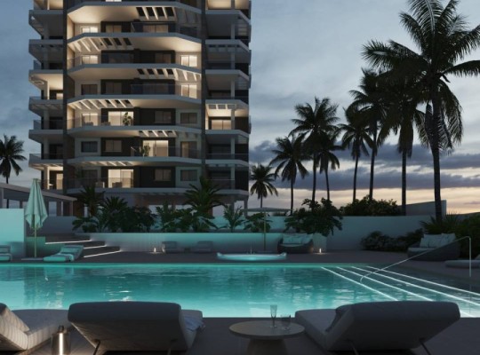Novostavby apartmánů na prodej v Calpe – 200 m od pláže Arenal
