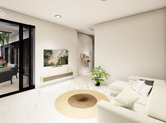 Fantastic villas with pool and solarium next to La Finca golf course