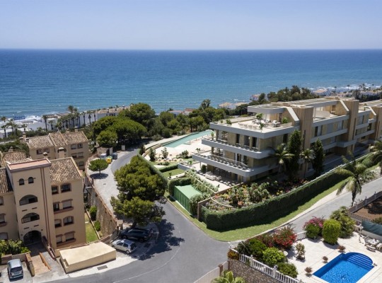 Moderní bydlení s výhledem na moře, 500m od pláže, Mijas Costa, Marbella