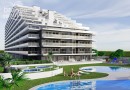 Apartmány první linii na pláži v Oropesa del Mar, Costa Valencia.