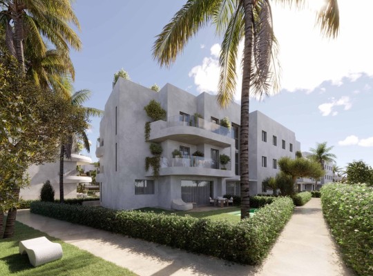 Moderní byty od 2kk až do 5kk, s velkými terasami a vyhřívaným bazenem, Estepona