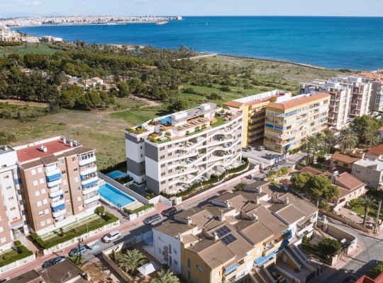 Novostavba apartmánů pouhých 300 metrů od pláže