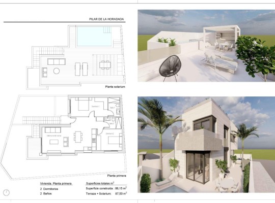 Pilar de La Horadada (pueblo), Bungalow #RD-N9392