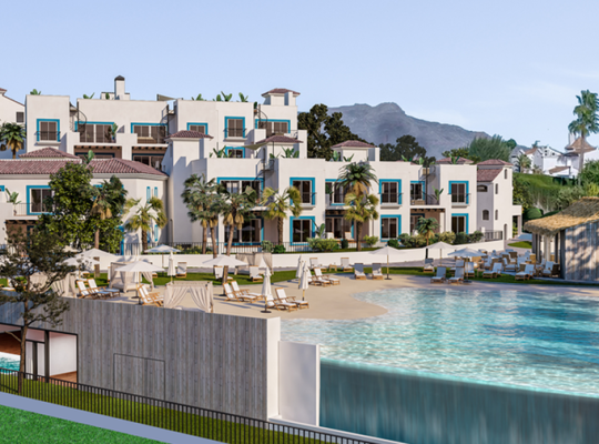 Apartmánová vesnička v tradičním stylu, Benahavíz, Marbella