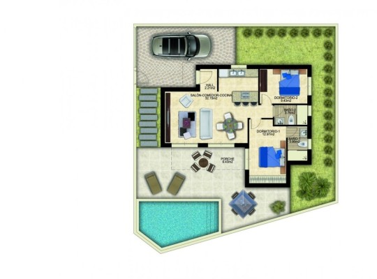 Benijofar (Polideportivo), Villa #CQ-00-62854