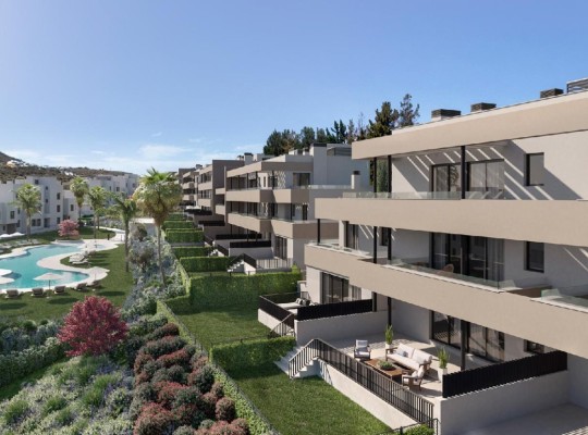 Apartmány 3KK , 4KK a 5KK v krásném prostředí Casares, Estepona