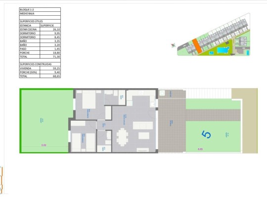 Pilar de La Horadada (pueblo), Bungalow #RD-N9063