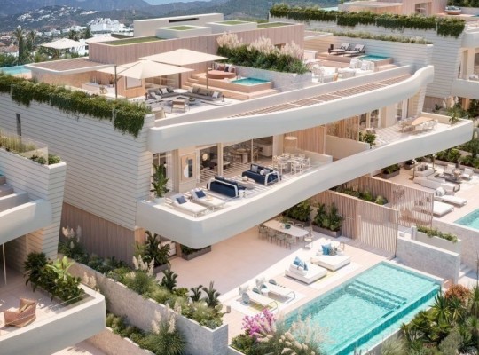 Luxusní penthousy a apartmány na pláži, Marbella