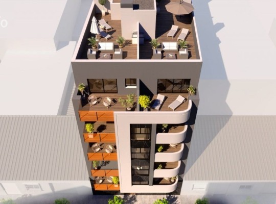LUXURY BAPARTMENTS ABOUT 200 METRES FROM THE CURA BEACH, TORREVIEJA.