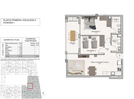 Santa Pola (Estacion de autobuses), Apartment #CQ-00-70532