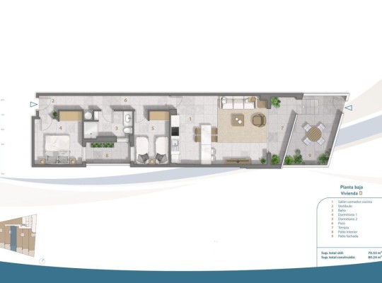 San Pedro del Pinatar (Playa Villananitos), Apartment #CQ-00-73516