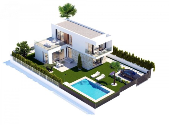 Luxury detached villas in Sierra Cortina, Finestrat, Costa Blanca North