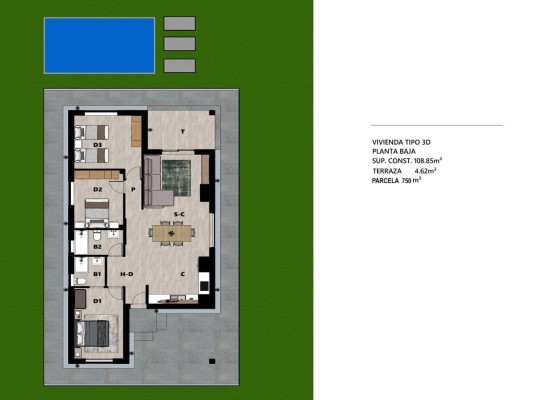 Other areas (Campo de San Juan), Villa #CQ-00-94017