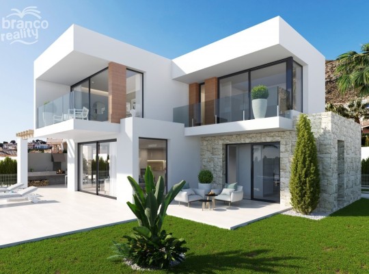 Luxury detached villas in Sierra Cortina, Finestrat, Costa Blanca North