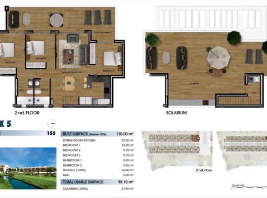 Los Alcazares (La Serena Golf), Penthouse #RD-N8130