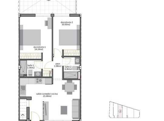 San Pedro del Pinatar (Los Cuarteros), Bungalow #RD-N8600