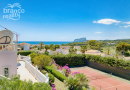 LARGE SEA VIEW VILLA WITH PRIVATE TENNIS COURT WALKING DISTANCE FROM MORAIRA TOWN CENTRE.