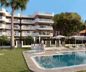 Luxusní apartmány a mezonety se 2 a 3 ložnicemi v Cala Lliteres