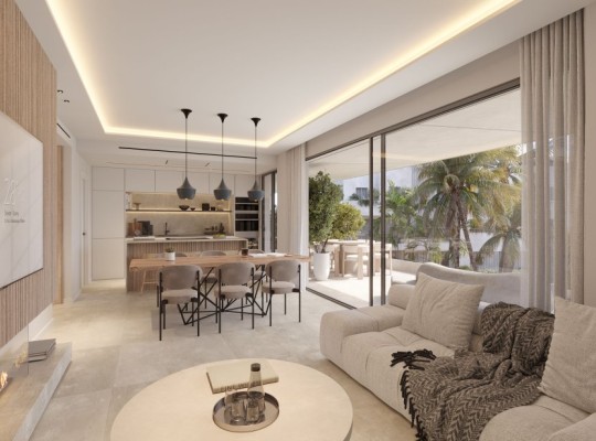 Moderní byty od 2kk až do 5kk, s velkými terasami a vyhřívaným bazenem, Estepona