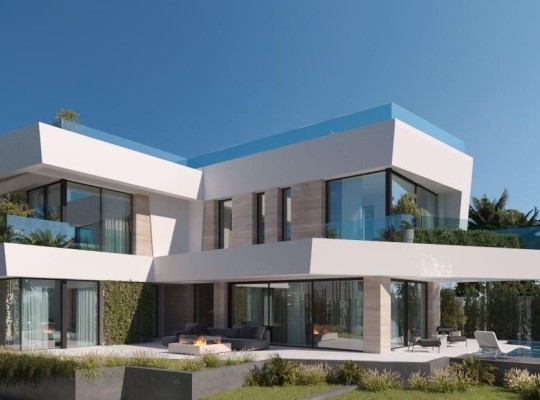 Vily Calahonda s výhledem na moře, 200m od pláže, Marbella East