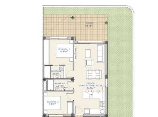 Los Alcazares (Serena Golf), Apartment #RD-N8385