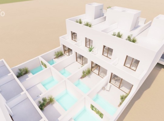 Terraced house in San Javier with private pool,