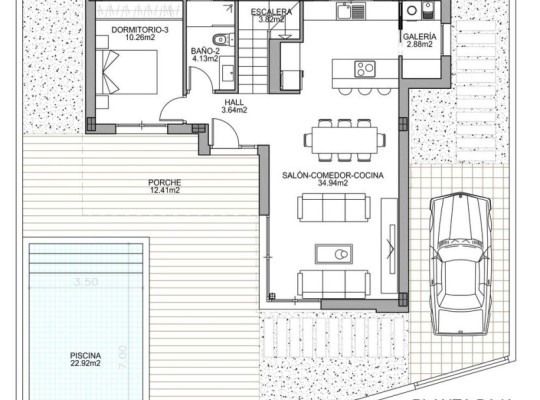 Benijofar (Polideportivo), Villa #RD-N6124