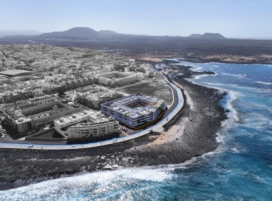 Nové luxusní apartmány v 1. linii u pláže, Corralejo, Fuerteventura