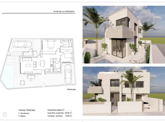 Pilar de La Horadada (pueblo), Bungalow #RD-N9391