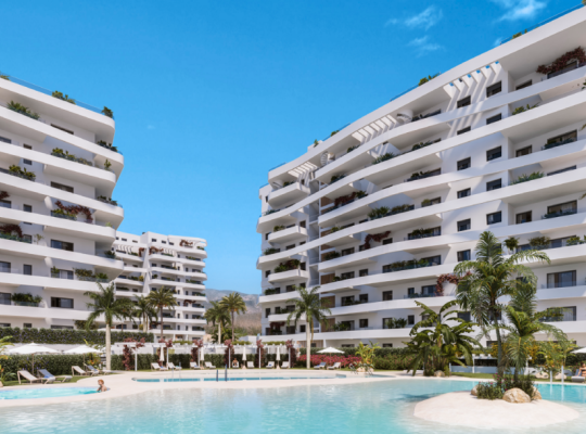 Luxusní komplex apartmánů na pláži Torres, Villajoyosa