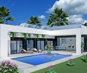 Fantastic villas with pool and solarium next to La Finca golf course