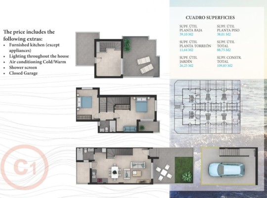 La Manga (La Manga del Mar Menor), Townhouse #CQ-00-68387