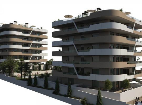 Apartments in Los Arenales, 500 meters from the beach.